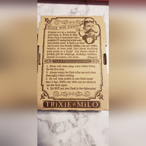 Flask stainless steel - Picture 2 of 3